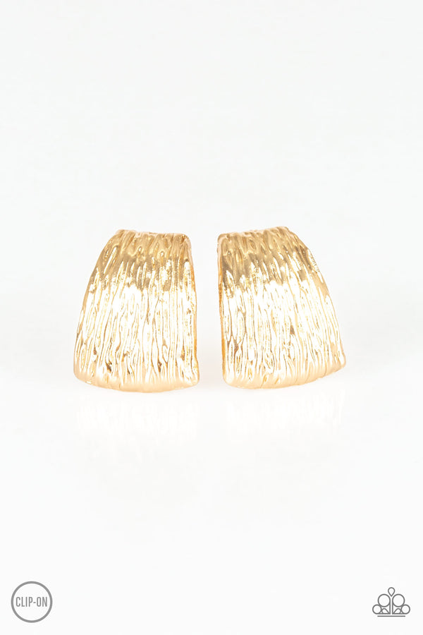 Superstar Shimmer - Gold Earrings