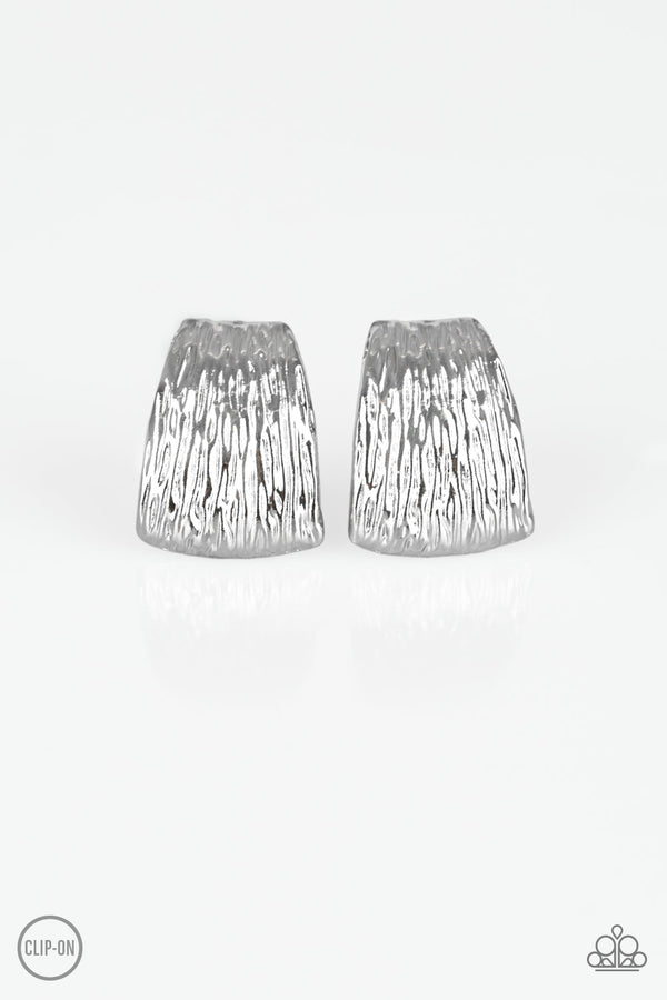 Superstar Shimmer - Silver Earrings
