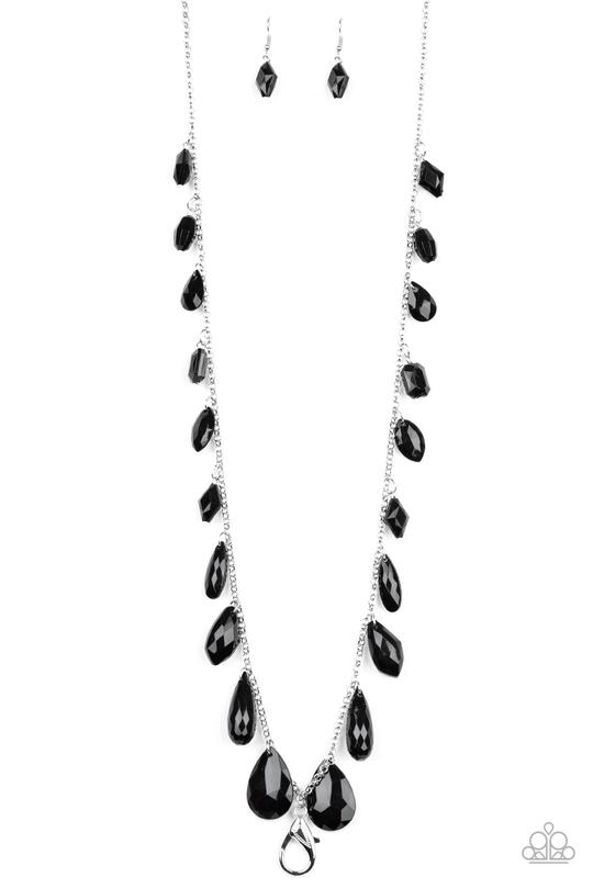 Glow and Steady Wins The Race - Black Necklace