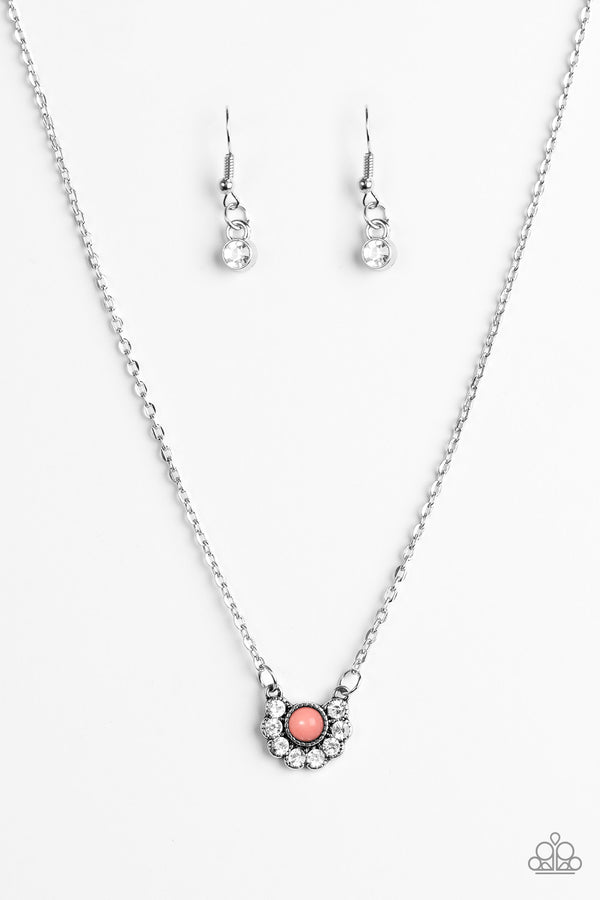 Pampered Princess - Orange Necklace