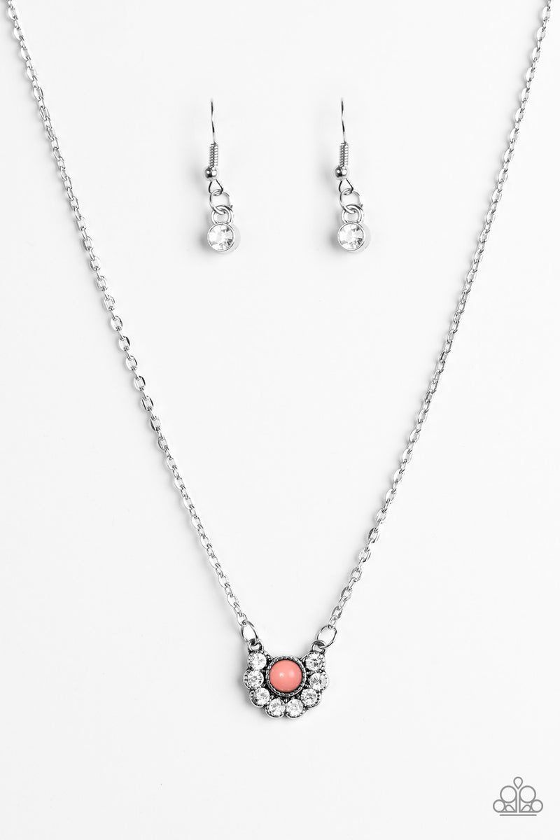 Pampered Princess - Orange Necklace