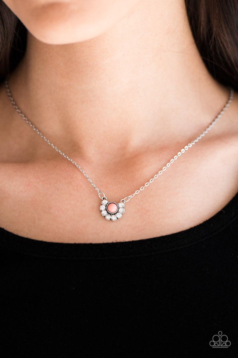 Pampered Princess - Orange Necklace