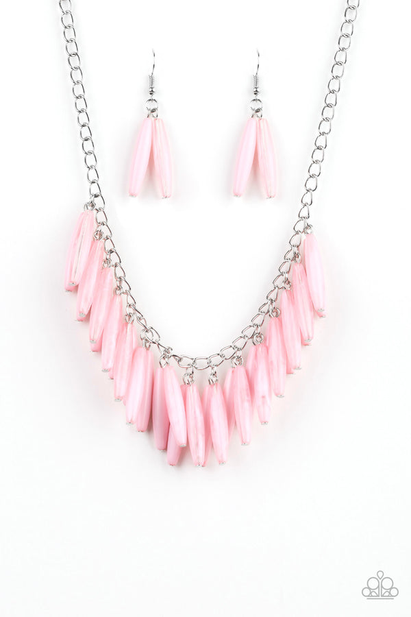 Full Of Flavor - Pink Necklace