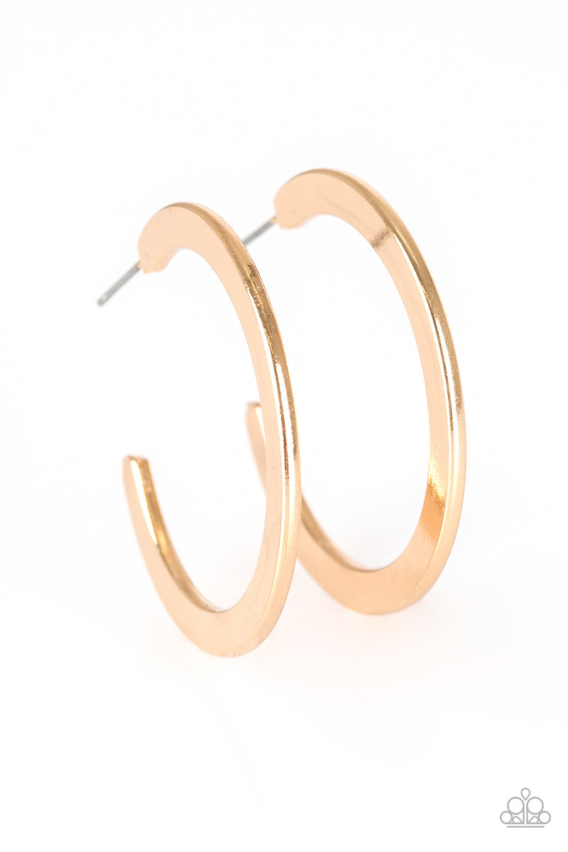 Be All BRIGHT - Gold Hoop Earring