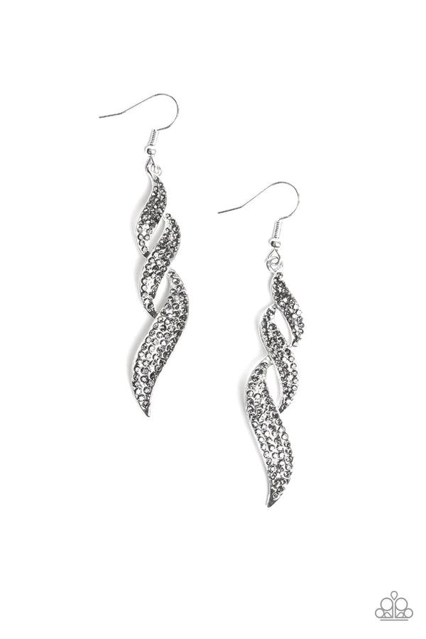 On Fire - Silver Earrings