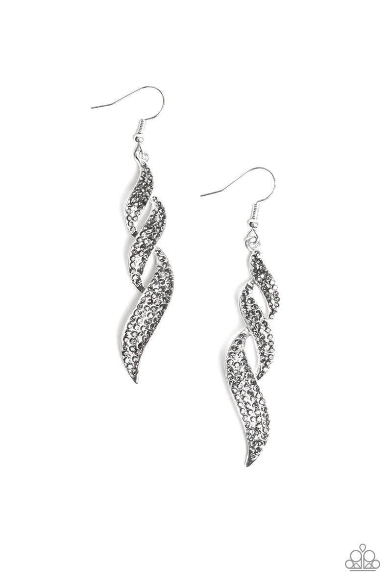 On Fire - Silver Earrings