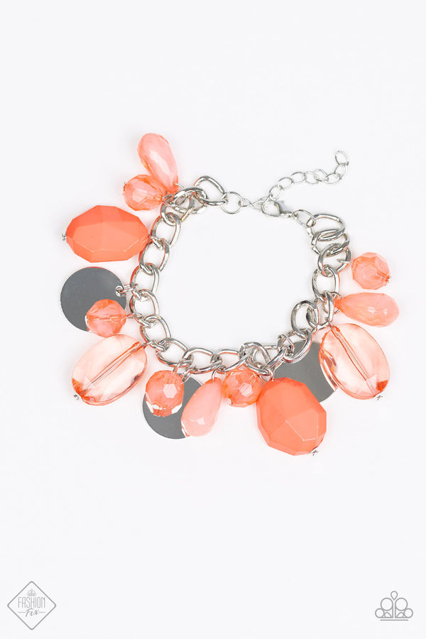 Treasure Trippin' - Orange Bracelet