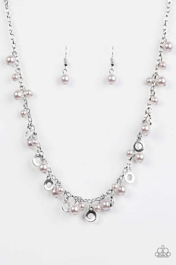 Elegant Ensemble - Silver Necklace
