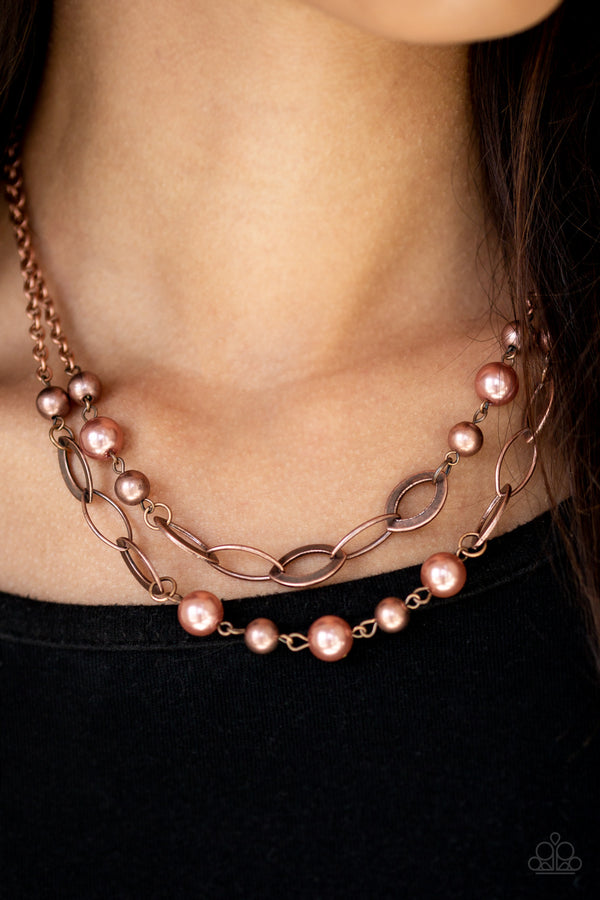 GLIMMER Takes All - Copper Necklace
