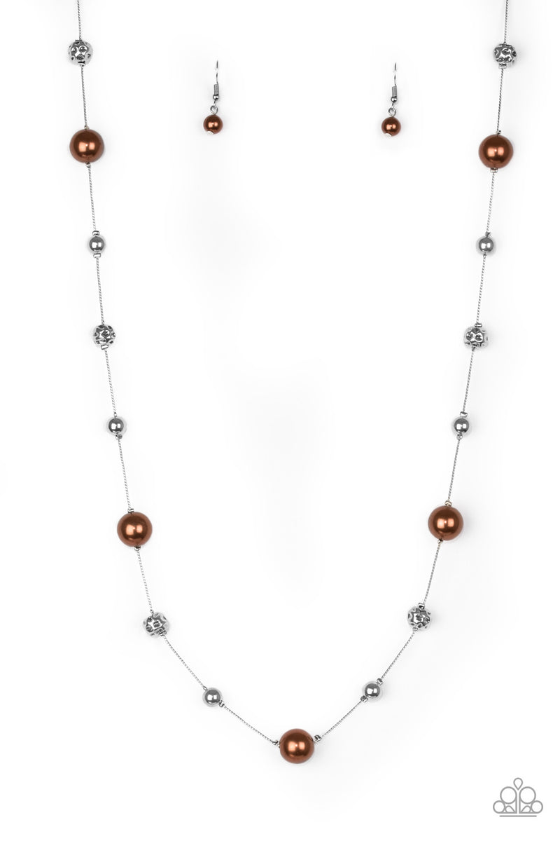 Eloquently Eloquent - Brown Necklace