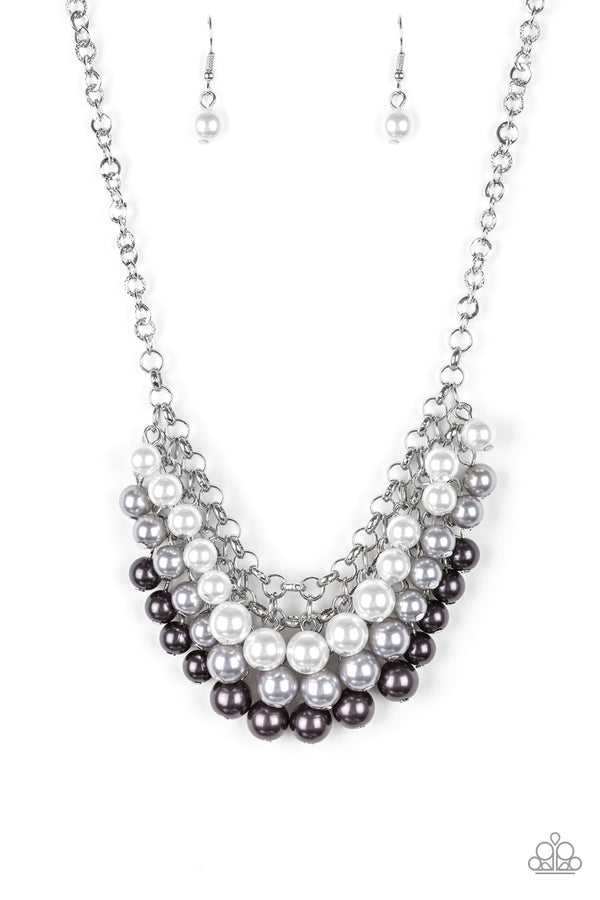 Run For The HEELS! - Gray Multi Necklace