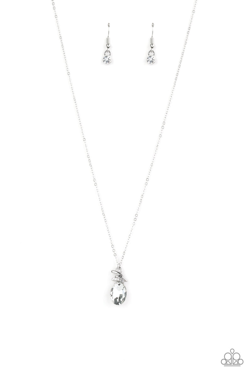 Diamonds for Days - White Necklace
