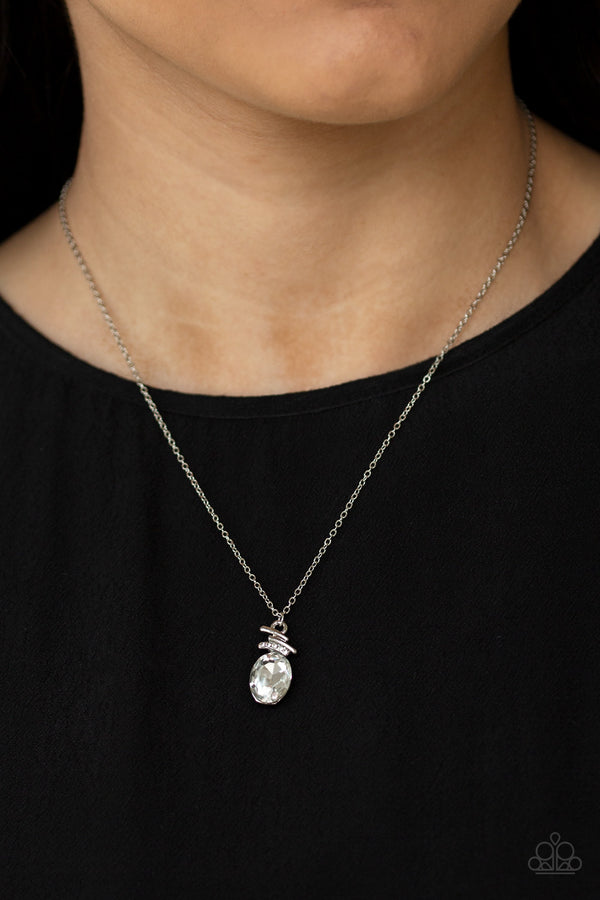 Diamonds for Days - White Necklace