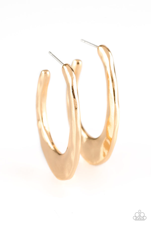 HOOP Me UP! - Gold Earring