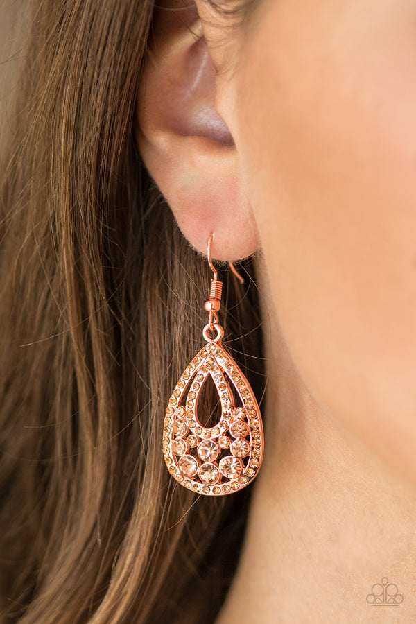 Sparkling Stardom - Copper Earring