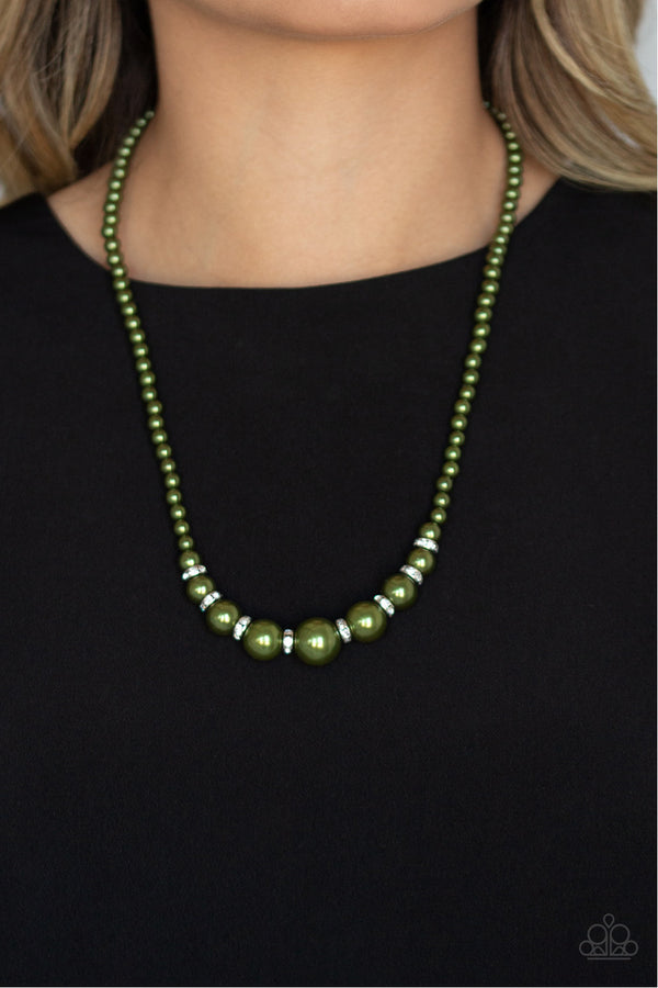 SoHo Sweetheart - Green Necklace