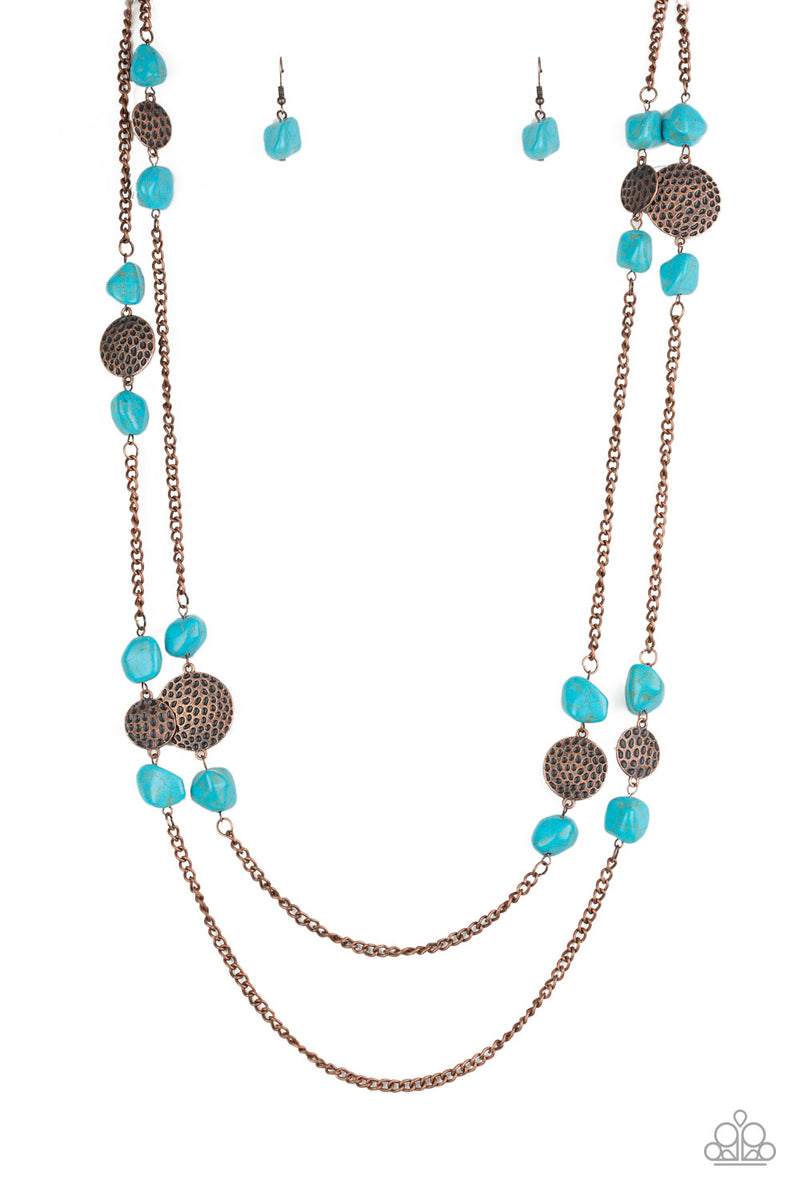 Mountain Movement - Copper Necklace