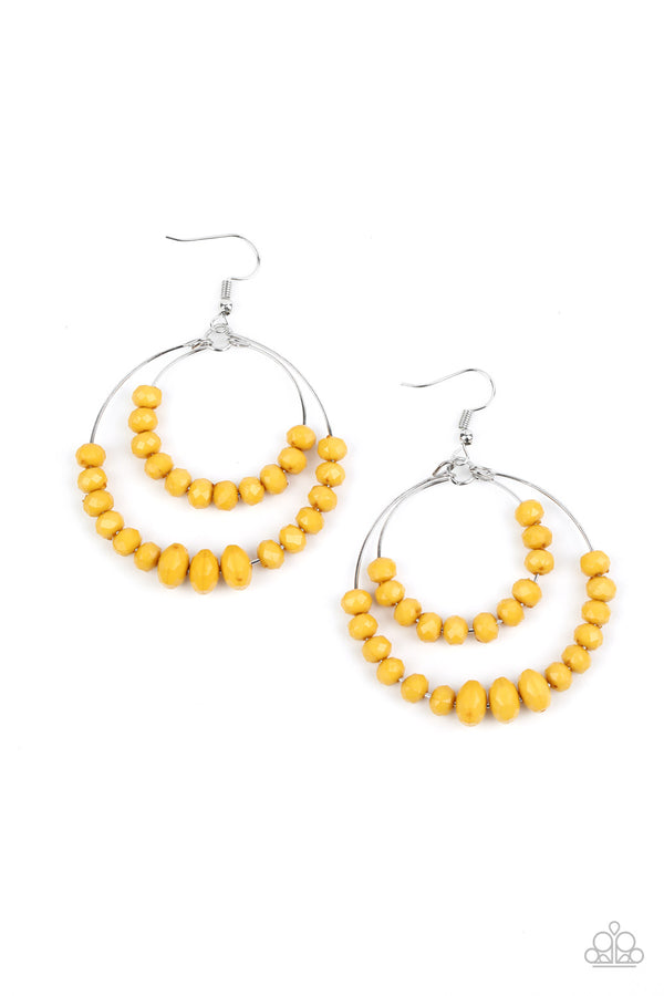 Paradise Party - Yellow Earring