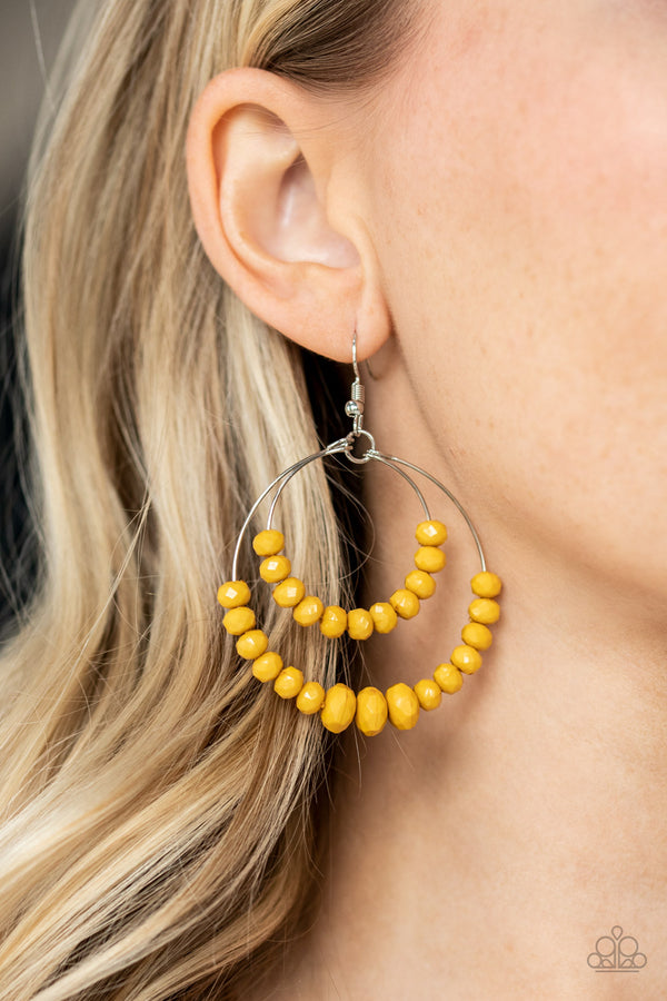 Paradise Party - Yellow Earring