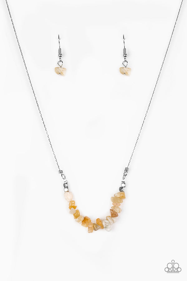 Back to Nature - Yellow Necklace