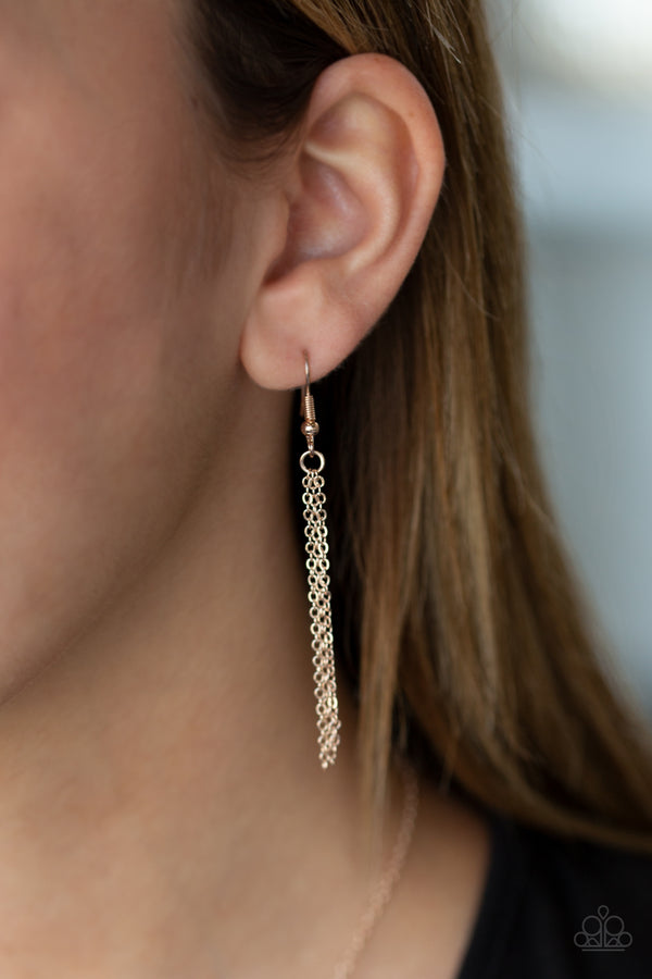 Sand Dollar Shores - Rose Gold Necklace
