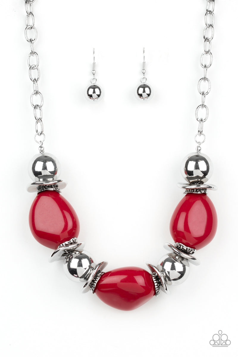 Vivid Vibes - Red Necklace