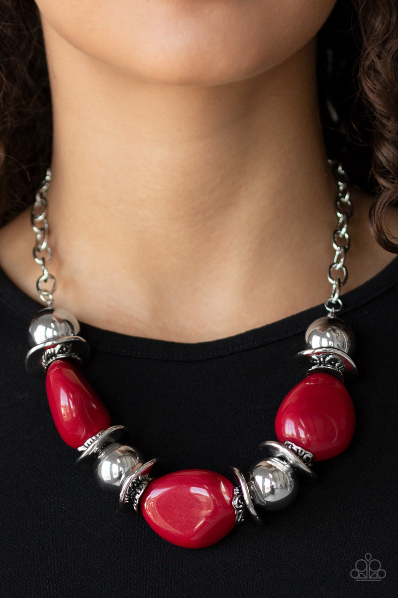 Vivid Vibes - Red Necklace