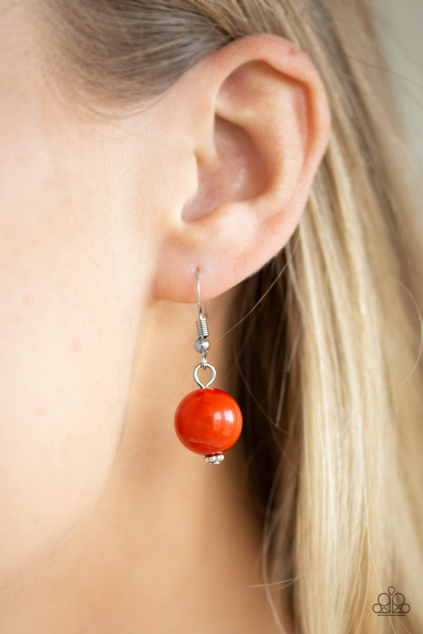 Gorgeously Globetrotter - Orange Necklace