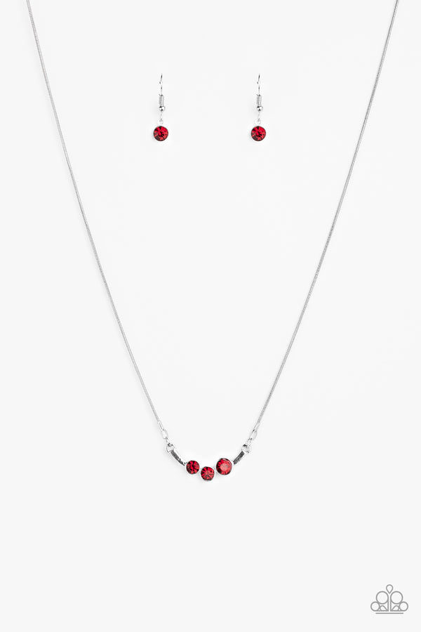 Sparkling Stargazer - Red Necklace