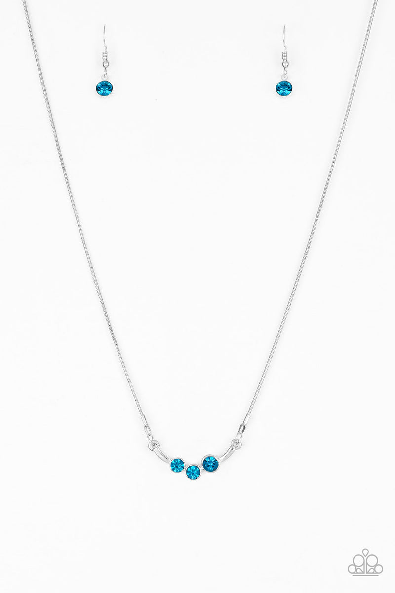 Sparkling Stargazer - Blue Necklace