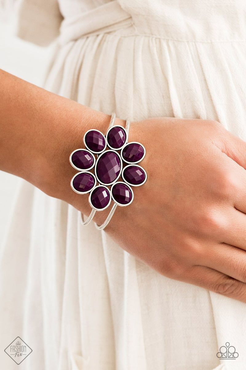 Petal Persuasion - Purple Bracelet