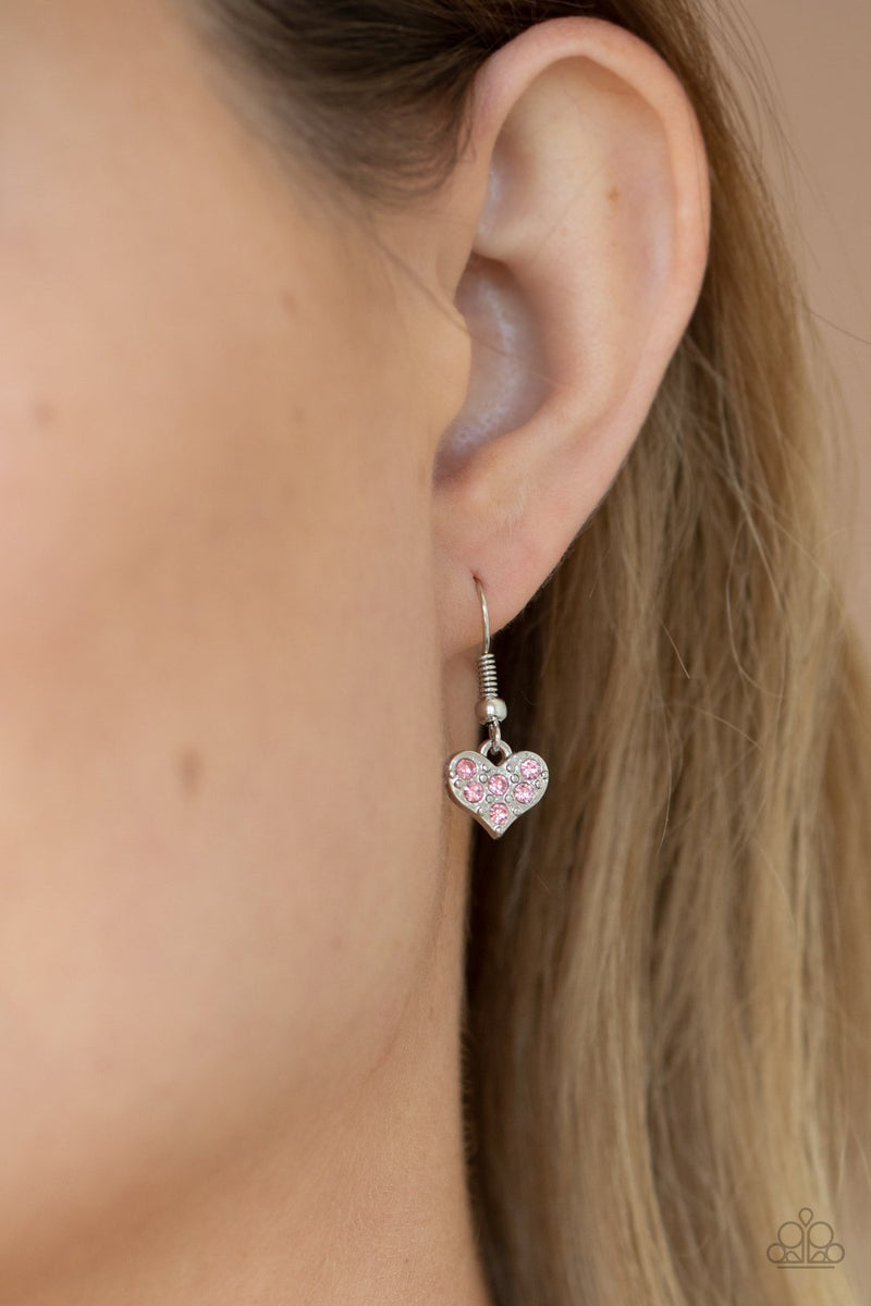 Bare Your Heart - Pink Necklace