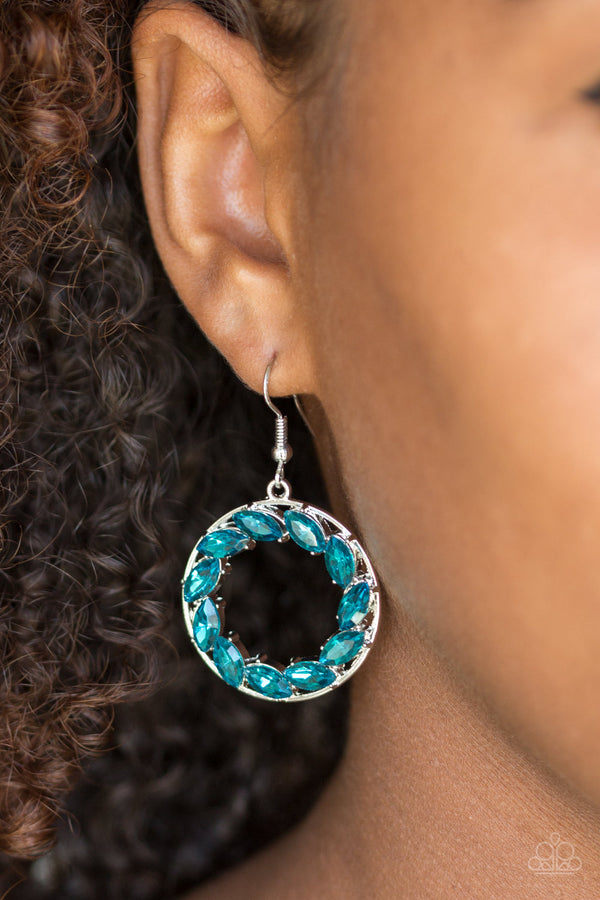 GLOBAL Glow - Blue Earring