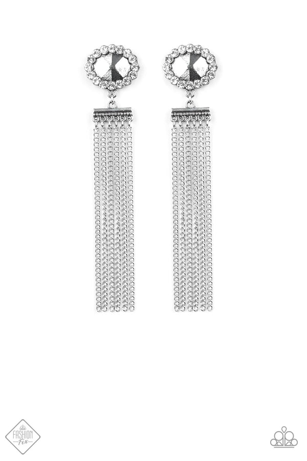 Tassel Throwback - Silver Earring