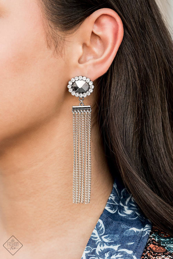 Tassel Throwback - Silver Earring